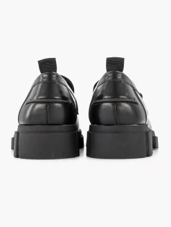 Sale Zwarte Chunky Loafer Dames Instappers