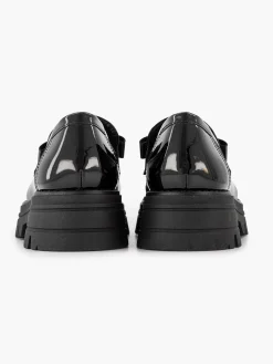 New Zwarte Chunky Loafer Lak Dames Instappers