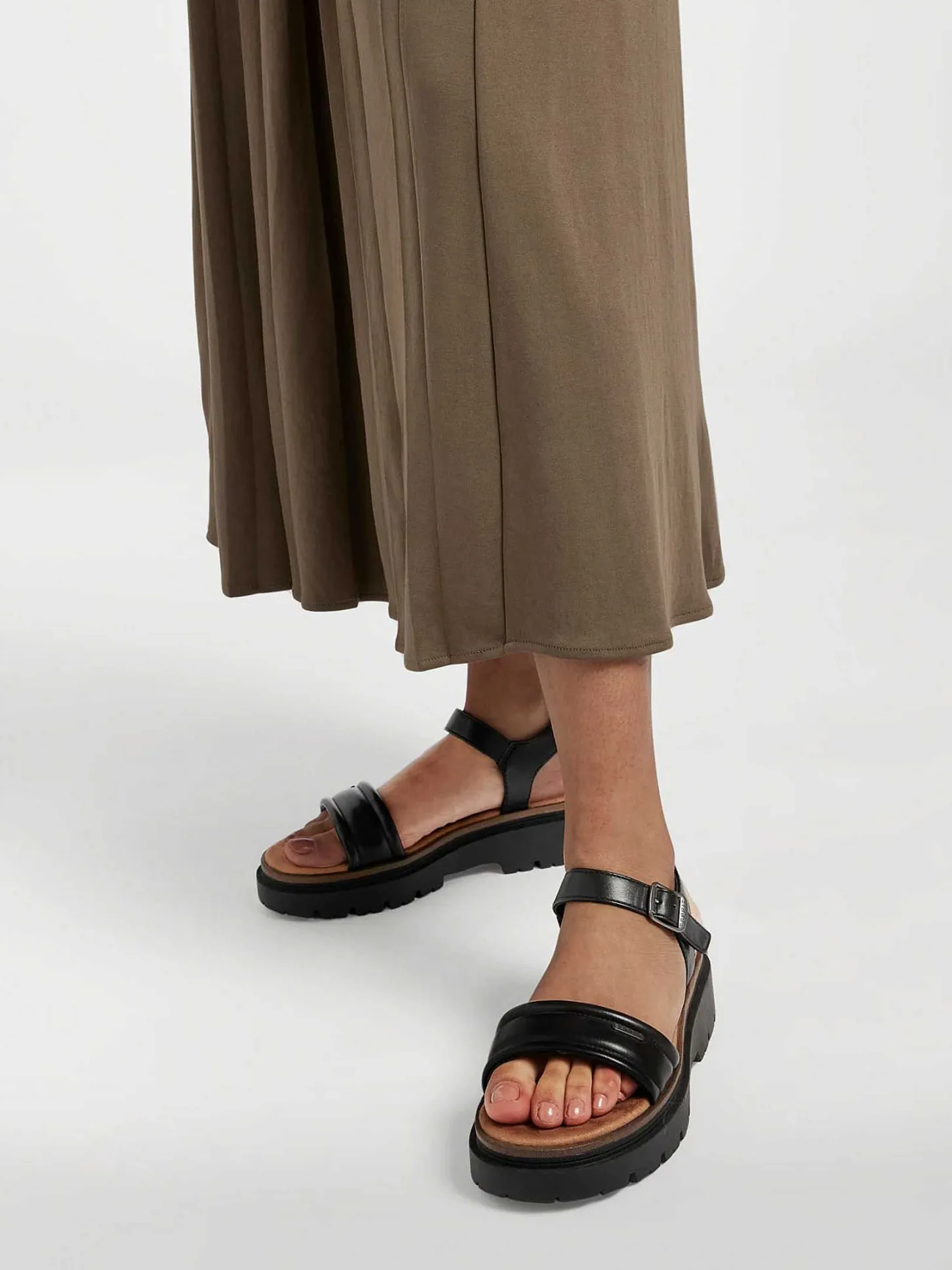 Sale Zwarte Chunky Sandaal Dames Sandalen
