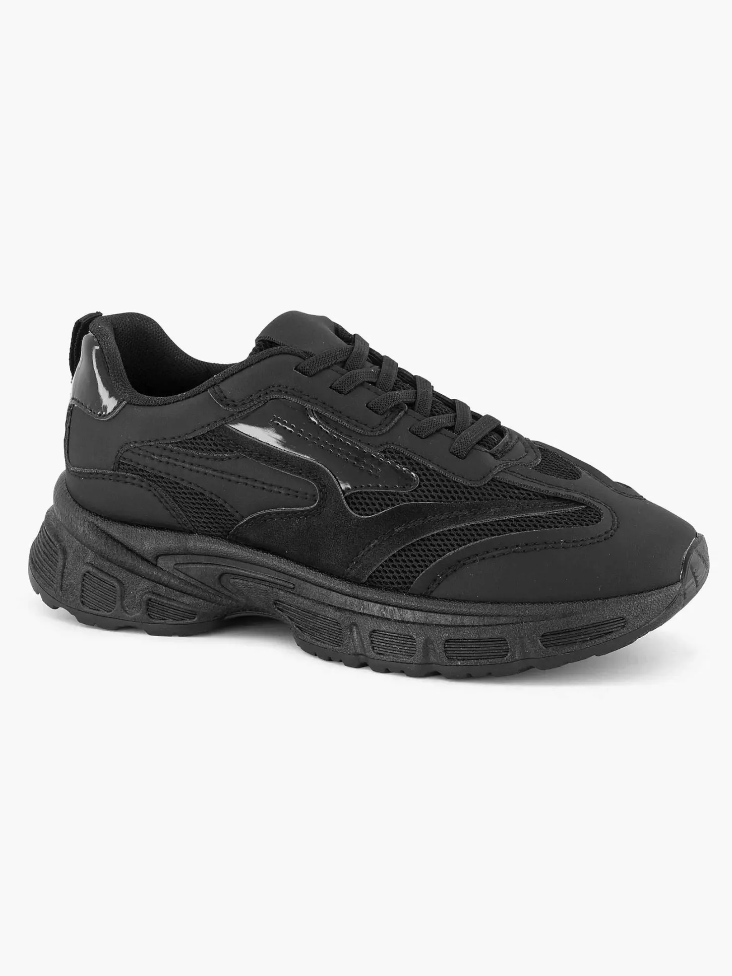 Outlet Zwarte Chunky Sneaker Dames Sneakers