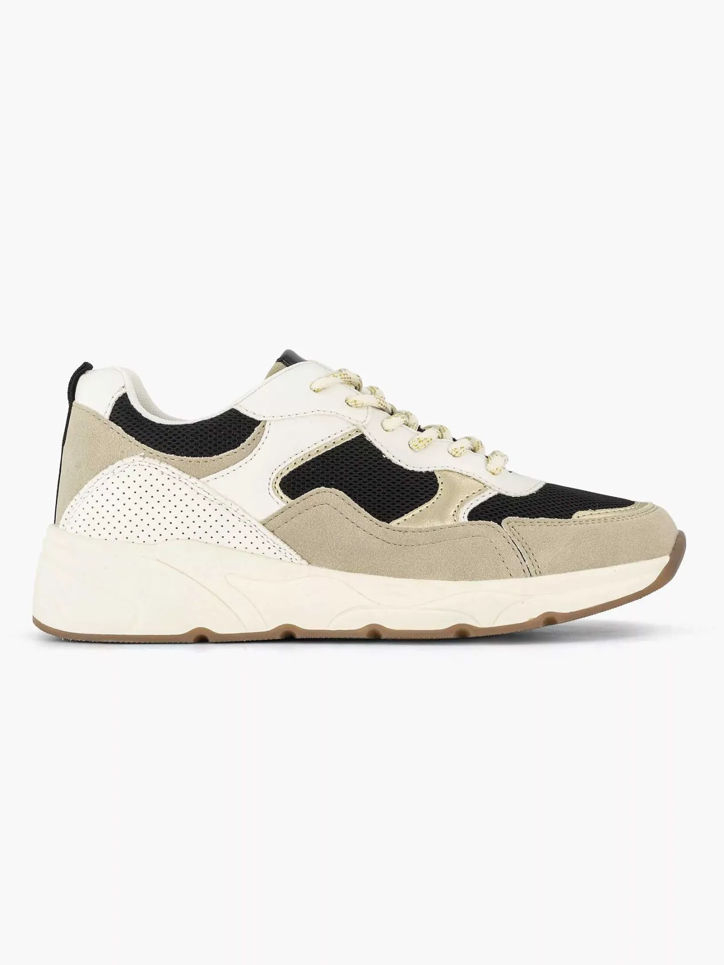Sale Zwarte Chunky Sneaker Dames Sneakers