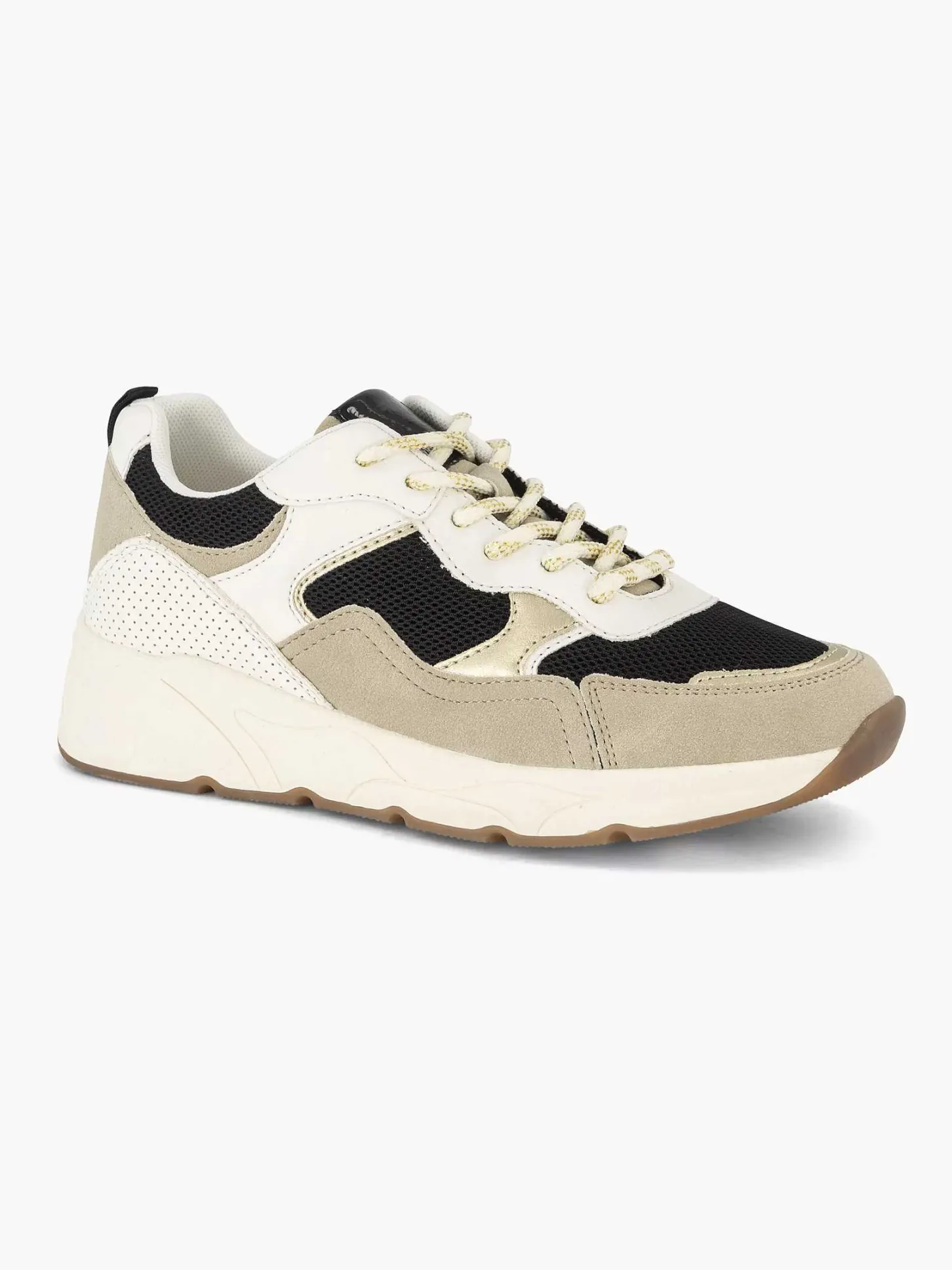 Sale Zwarte Chunky Sneaker Dames Sneakers
