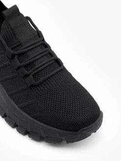 Discount Zwarte Chunky Sneaker Dames Sneakers