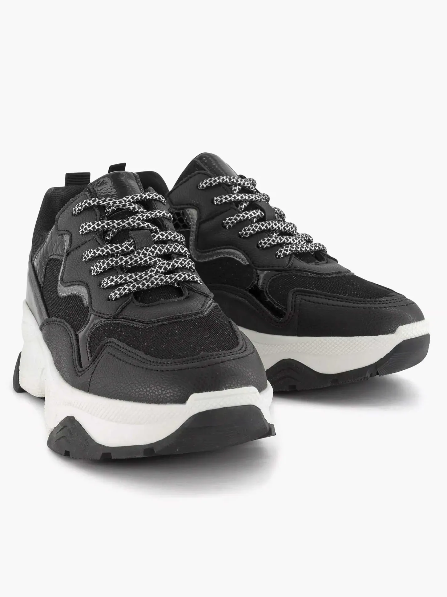 Online Zwarte Chunky Sneaker Dames Sneakers