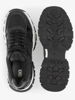 Sale Zwarte Chunky Sneaker Dames Sneakers