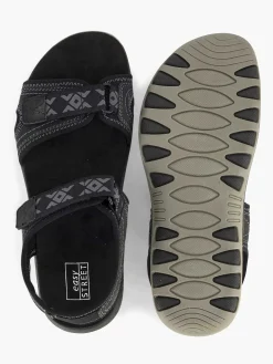 Discount Zwarte Comfort Sandaal Dames Comfort Schoenen