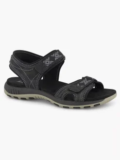 Discount Zwarte Comfort Sandaal Dames Comfort Schoenen