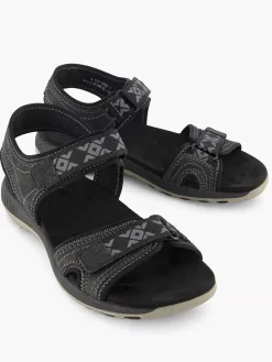Discount Zwarte Comfort Sandaal Dames Comfort Schoenen