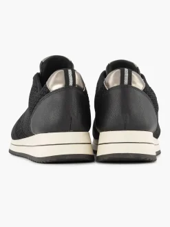 Hot Zwarte Comfort Sneaker Knitted Dames Sneakers