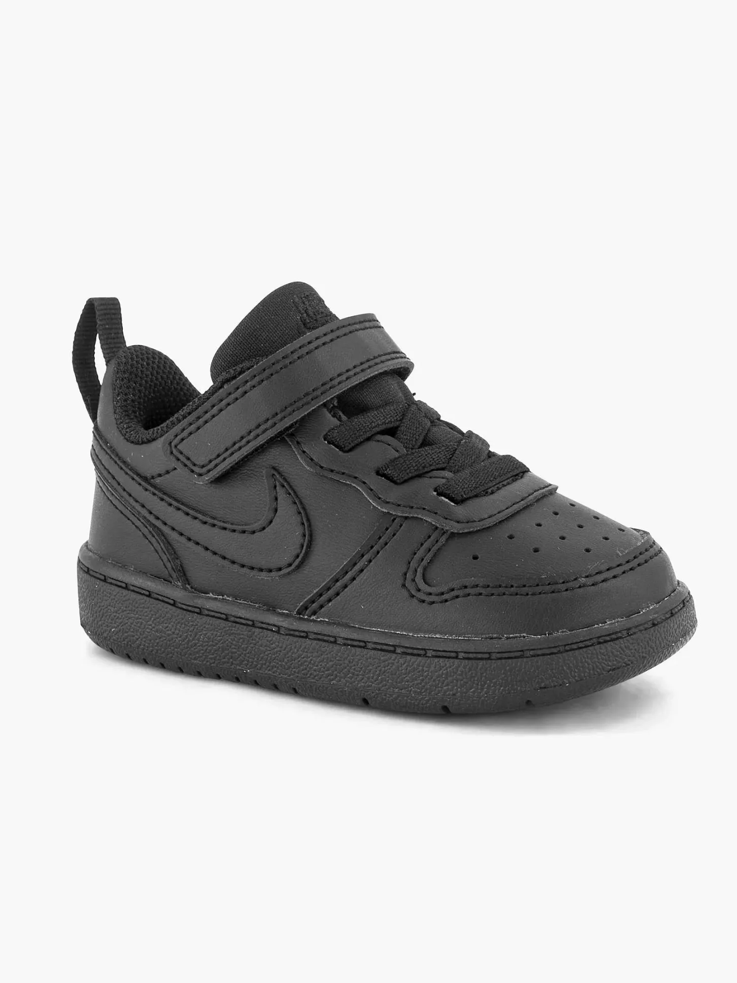 Zwarte Court Borough Low Recraft Kinderen Jongensschoenen