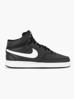 Hot Zwarte Court Vision Mid Dames Sneakers