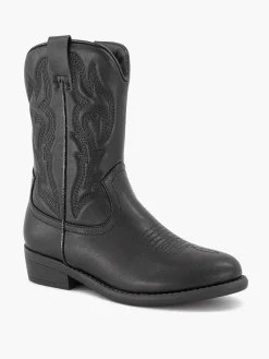 Outlet Zwarte Cowboy Laars Kinderen Jongensschoenen