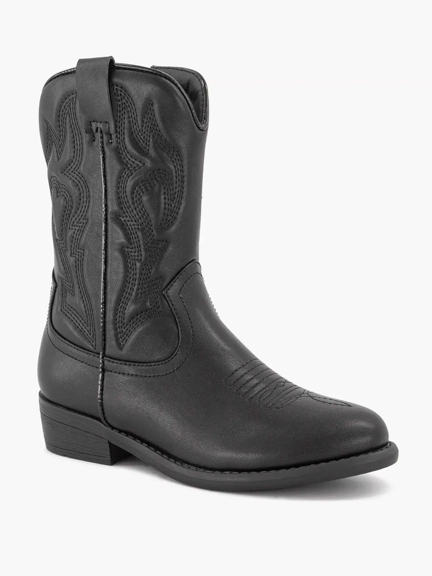 Outlet Zwarte Cowboy Laars Kinderen Jongensschoenen