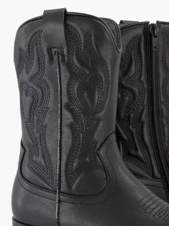 Outlet Zwarte Cowboy Laars Kinderen Jongensschoenen