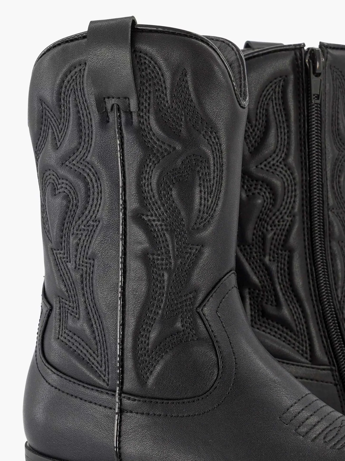 Outlet Zwarte Cowboy Laars Kinderen Jongensschoenen