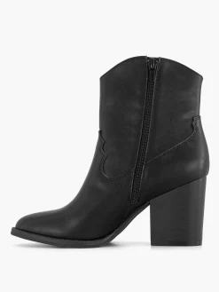 Hot Zwarte Cowboy Laars Hak Dames Enkellaarzen & Boots