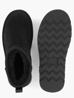 Clearance Zwarte Enkelboot Gevoerd Kinderen Jongensschoenen