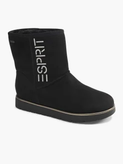Outlet Zwarte Enkelboot Gevoerd Dames Enkellaarzen & Boots