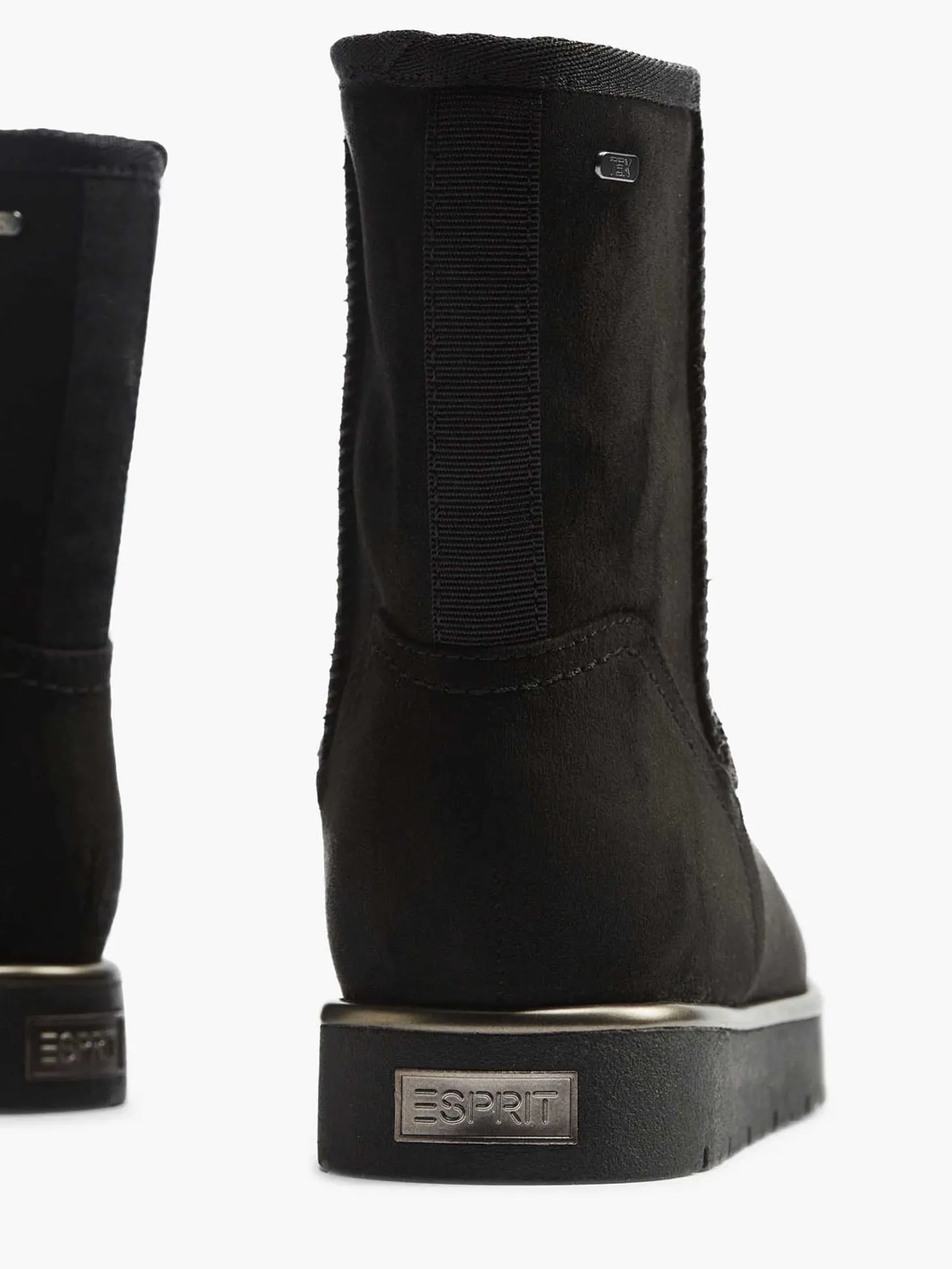 Outlet Zwarte Enkelboot Gevoerd Dames Enkellaarzen & Boots