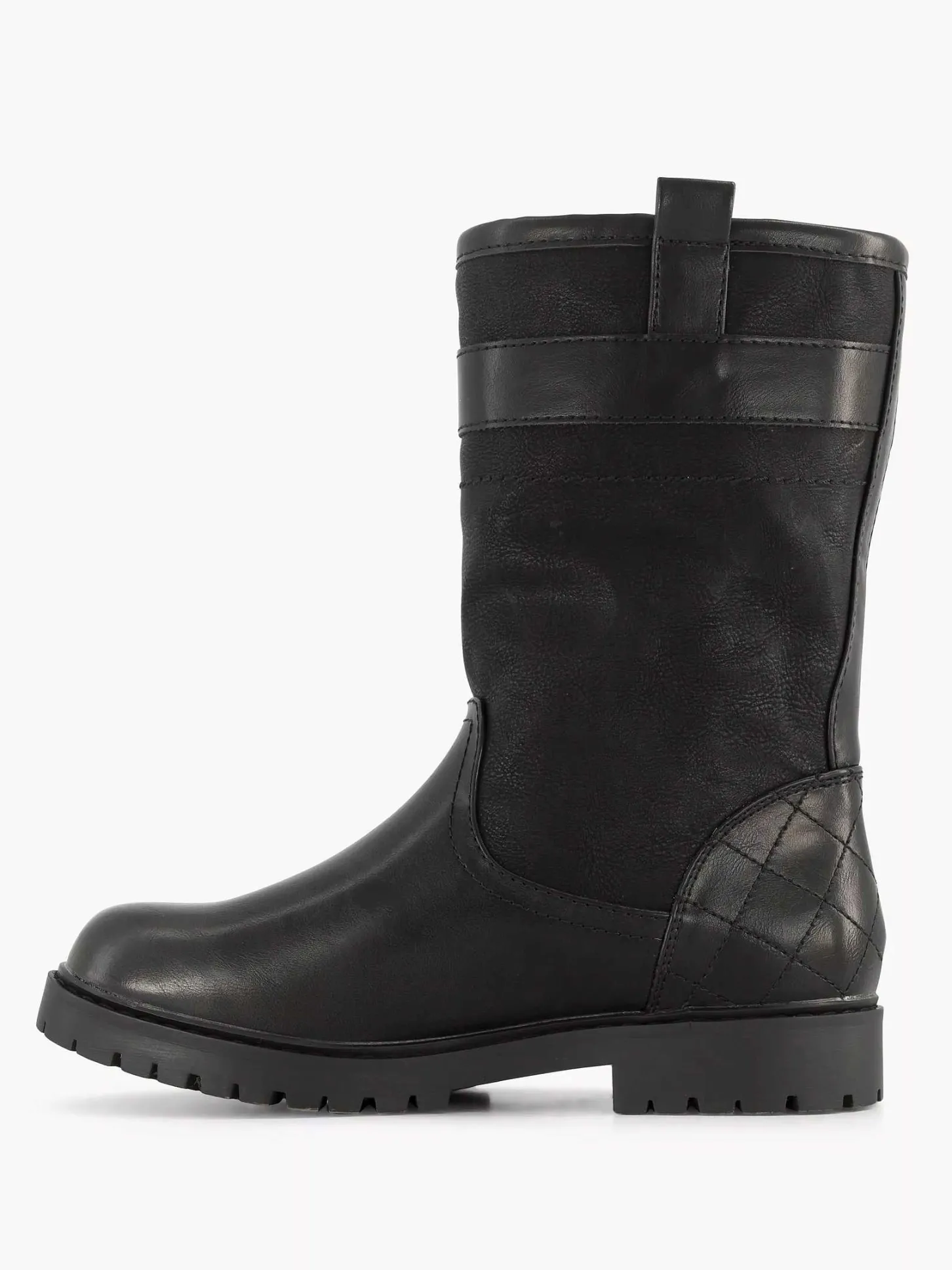 Discount Zwarte Enkellaars Gevoerd Dames Enkellaarzen & Boots