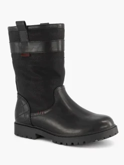 Discount Zwarte Enkellaars Gevoerd Dames Enkellaarzen & Boots