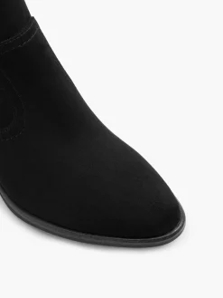 Zwarte Enkellaars Hak Dames Enkellaarzen & Boots