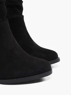 Hot Zwarte Enkellaars Hak Dames Enkellaarzen & Boots
