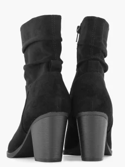 Hot Zwarte Enkellaars Hak Dames Enkellaarzen & Boots