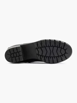 New Zwarte Enkellaars Siergesp Dames Enkellaarzen & Boots
