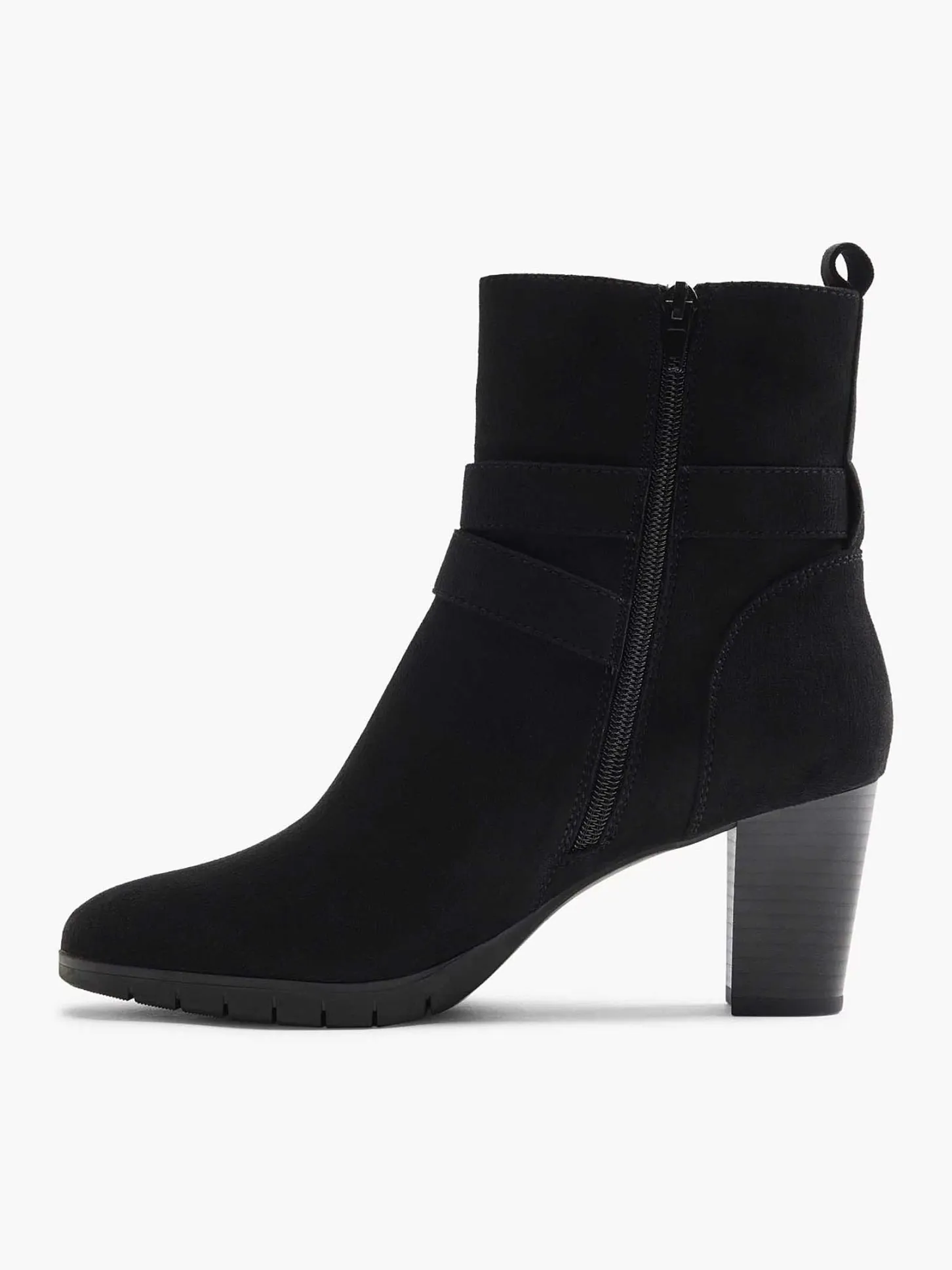 Discount Zwarte Enkellaars Sierketting Dames Enkellaarzen & Boots
