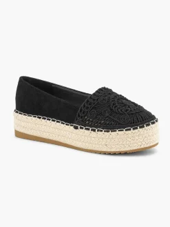 Best Zwarte Espadrille Dames Instappers