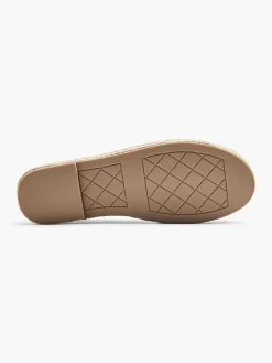 Discount Zwarte Espadrille Kant Dames Instappers