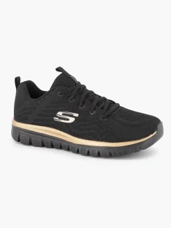 Outlet Zwarte Graceful - Get Connected Dames Sneakers