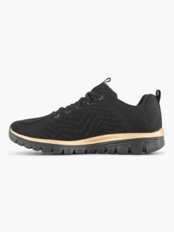 Outlet Zwarte Graceful - Get Connected Dames Sneakers