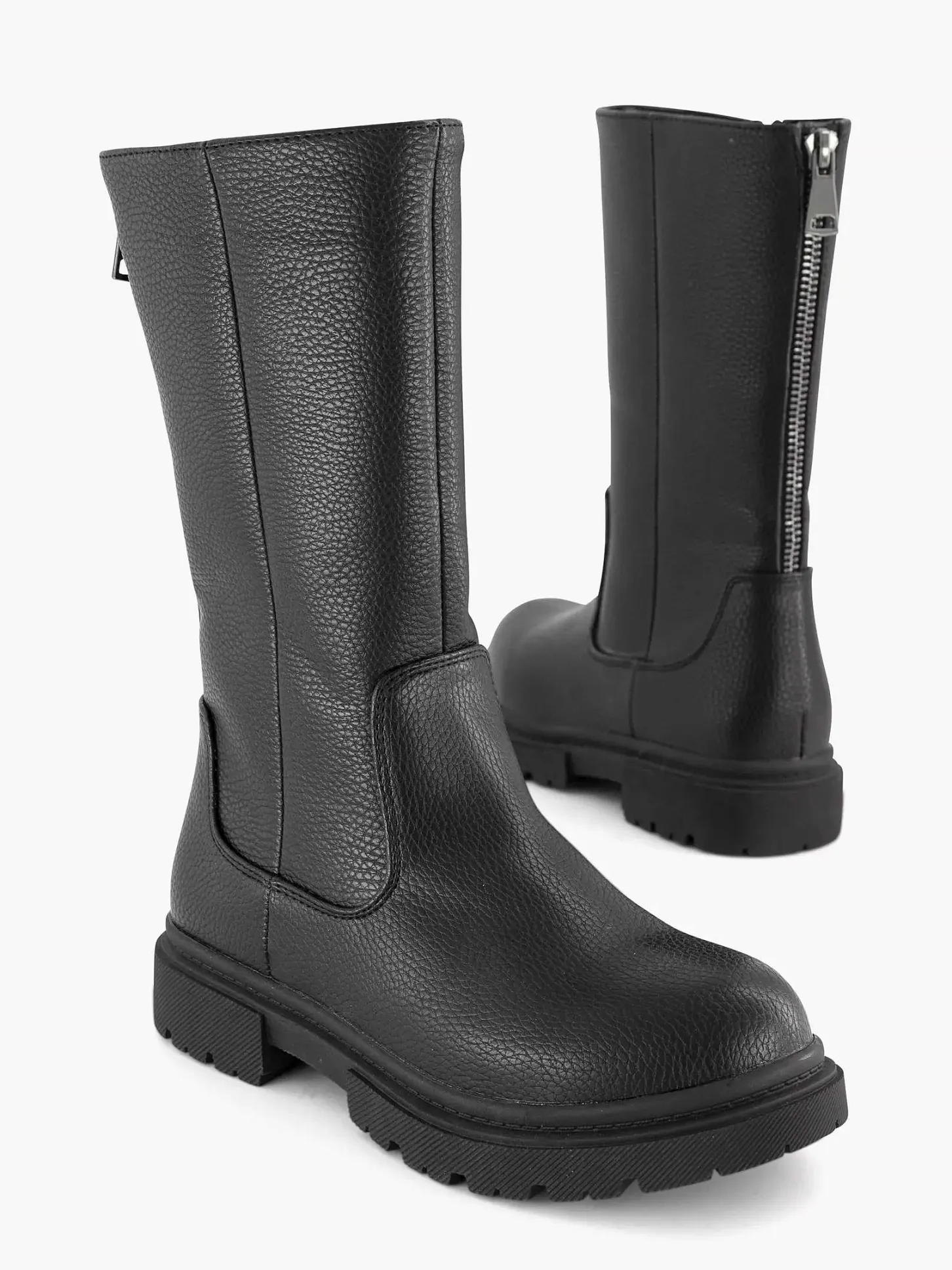 Discount Zwarte Hoge Laars Ritssluiting Kinderen Babyschoenen