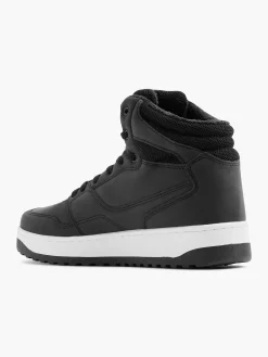Clearance Zwarte Hoge Sneaker Heren Sneakers