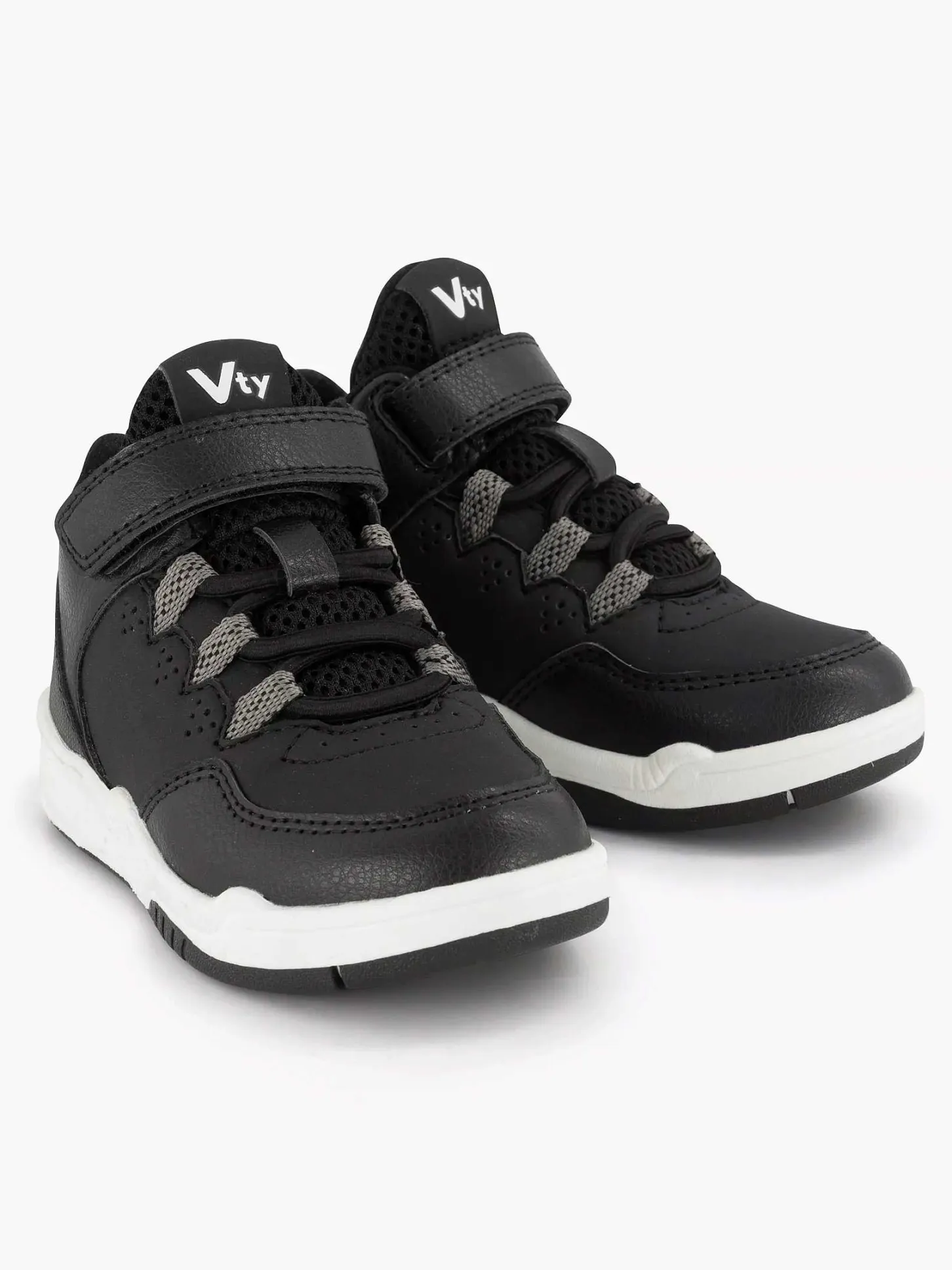 New Zwarte Hoge Sneaker Kinderen Jongensschoenen