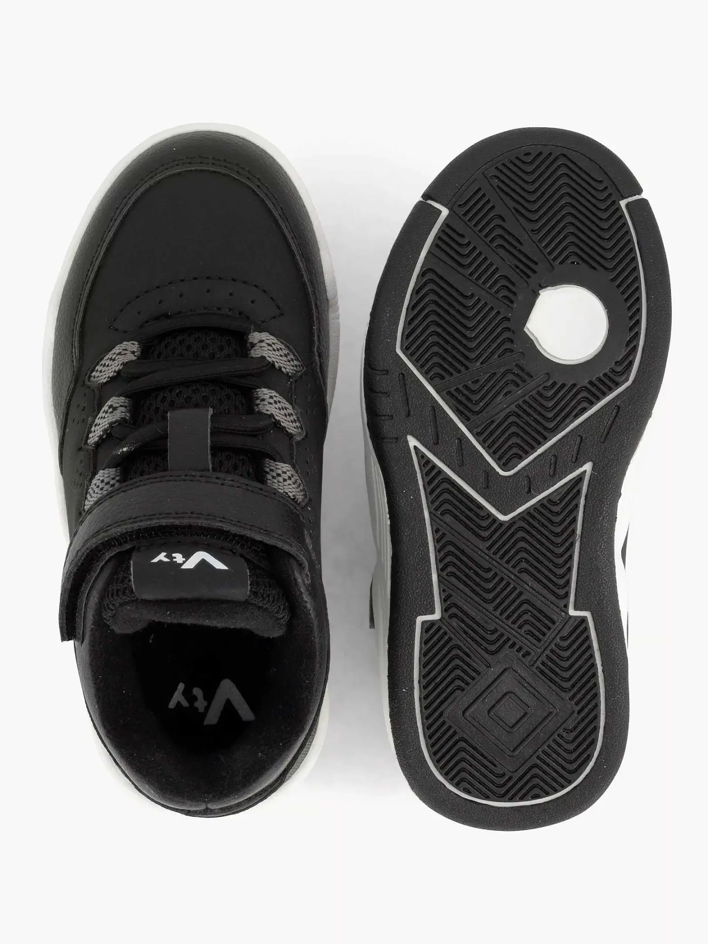 New Zwarte Hoge Sneaker Kinderen Jongensschoenen