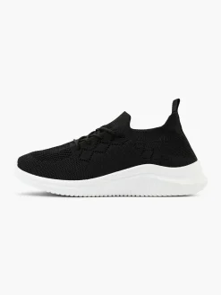 Outlet Zwarte Instapper Dames Sneakers