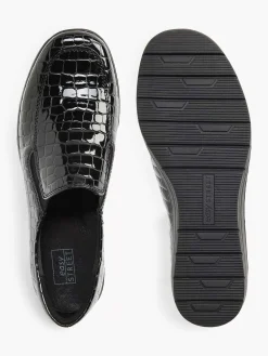 Best Zwarte Instapper Lak Dames Comfort Schoenen