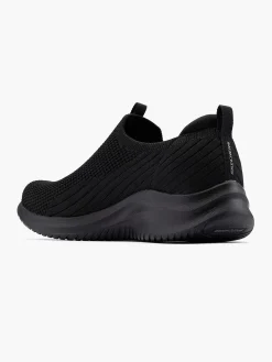 Outlet Zwarte Instapper Memory Foam Dames Sneakers
