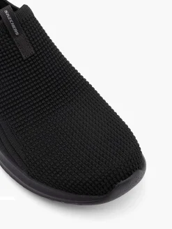 Outlet Zwarte Instapper Memory Foam Dames Sneakers
