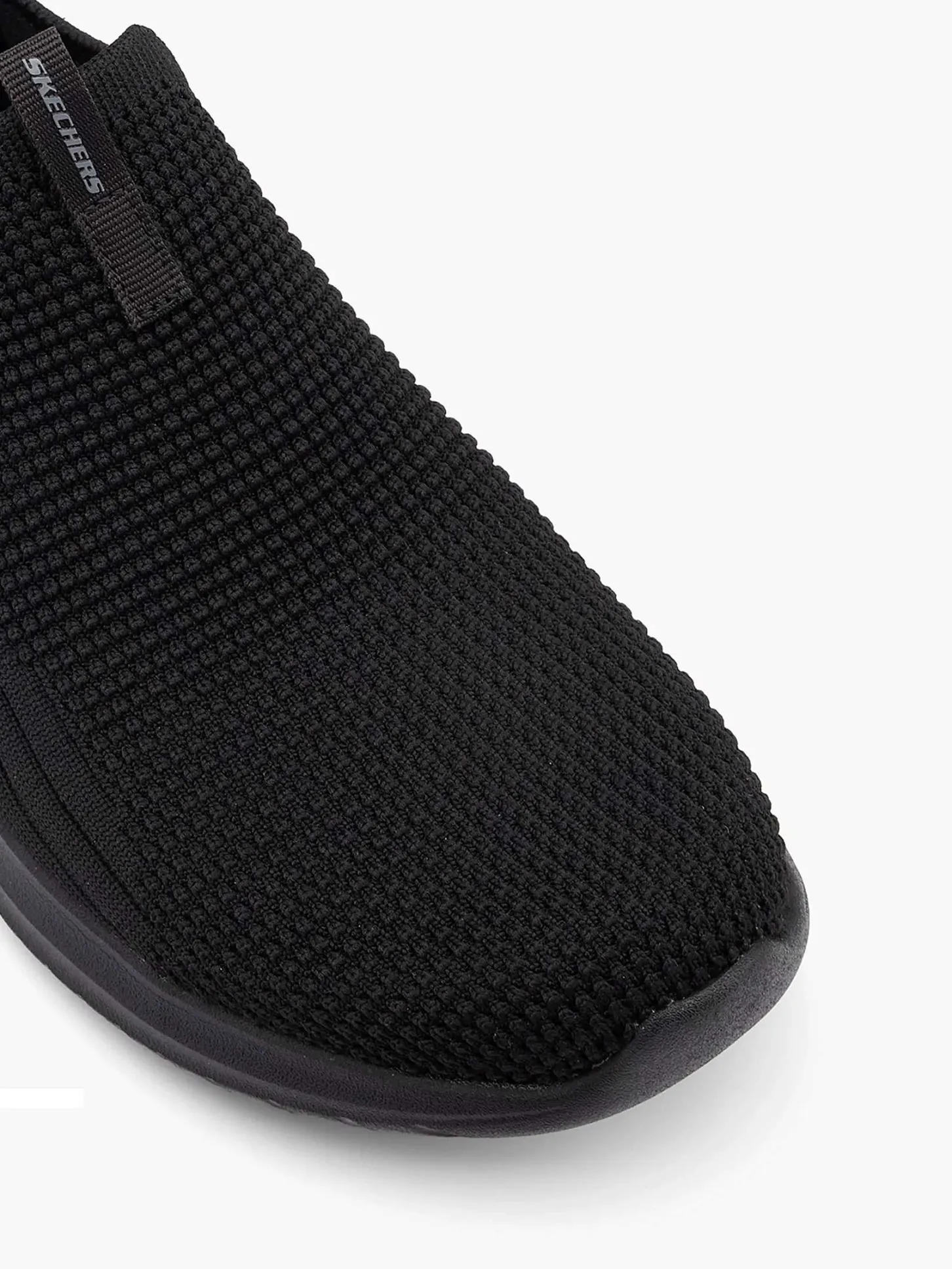 Outlet Zwarte Instapper Memory Foam Dames Sneakers