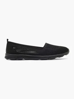 New Zwarte Instapper Memory Foam Dames Instappers