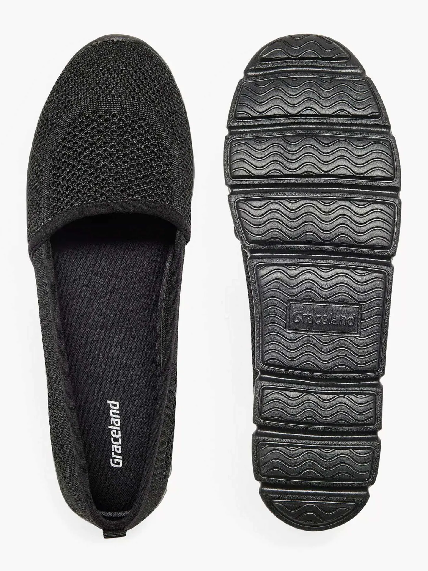 New Zwarte Instapper Memory Foam Dames Instappers
