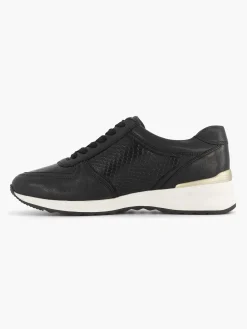 Best Zwarte Leren Comfort Sneaker Dames Comfort Schoenen