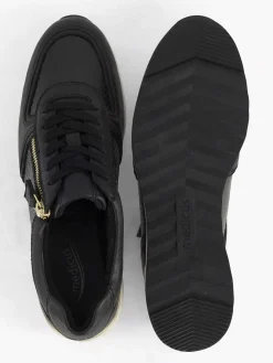 Best Zwarte Leren Comfort Sneaker Dames Comfort Schoenen