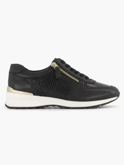 Best Zwarte Leren Comfort Sneaker Dames Comfort Schoenen