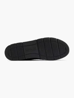 New Zwarte Leren Comfort Sneaker Dames Comfort Schoenen
