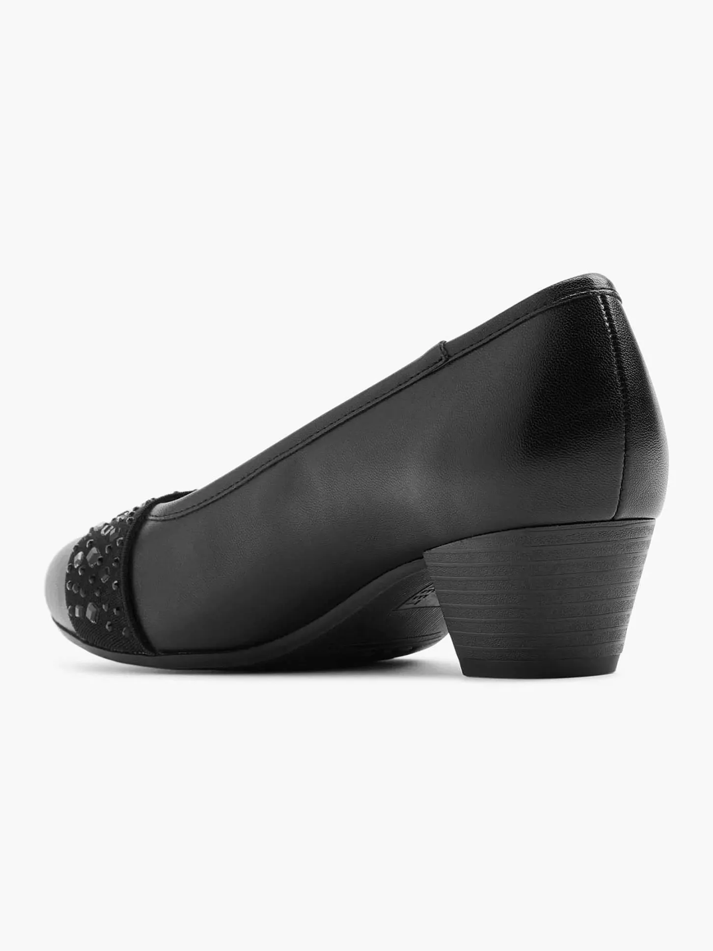 New Zwarte Leren Pump Dames Comfort Schoenen